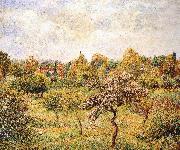 Camille Pissarro, The apple trees on the lawn